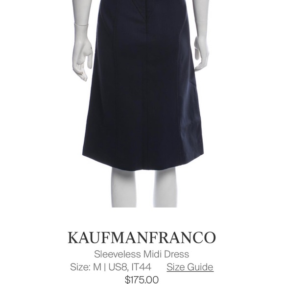 KaufmanFranco Black Midi Dress - Picture 14 of 15